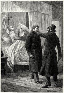 فيكتور هوغو “Les Miserables”: جان فالجيان ، الذي أصبح ثريًا تحت اسم Monsieur Madeleine ، يقوم بعمل جيد من حوله. لكن مفتش شرطة العدو جافيرت يشك في هويته وينتهي به الأمر باعتقاله ، بينما تموت فانتين (والدة كوزيت). فال