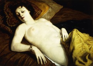 النوم عارية مع سوار. سوار Nu Couche au ، 1930