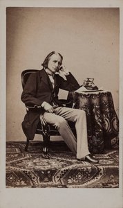 صورة للملحن فرانز ليزت 1811-1886.