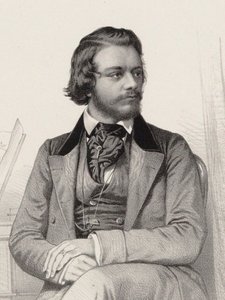 صورة لعازف البيانو والملحن تيودور ليشتيزكي 1830-1915 ، حوالي 1860.