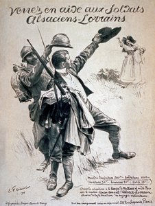 تعال لمساعدة جنود الألزاس ولورين ، 1916