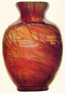 مزهرية زجاجية من إي جالي ، c1846-1903 ، 1903 بواسطة اميل جالي