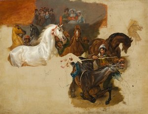 سباق الخيول بدون رادع ، c.1820
