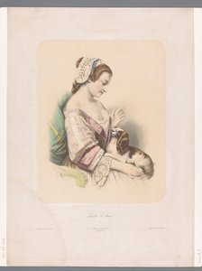 شابة تدرب كلبها الصغير Faites le beau! (العنوان على الكائن) الزخارف المصغرة (عنوان السلسلة) Motifs de miniature (عنوان السلسلة على الكائن) بواسطة إميل لاسال