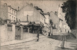 'Rue de l'Abreuvoir، Montmartre' ، 1915 بواسطة اميل روسو