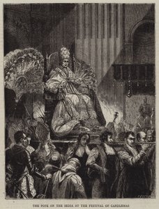 البابا على سيديا في مهرجان Candlemas
