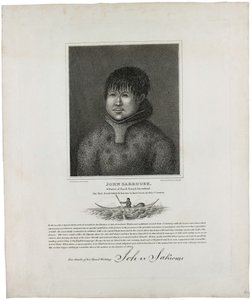 جون ساكوز ، من جاكوب ساوند ، غرينلاند ، أول Esquimaux معروف في هذا البلد ، 1816 بواسطة إميليا أندرسون