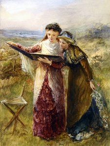 كتاب الرسم (ألوان مائية على ورق)