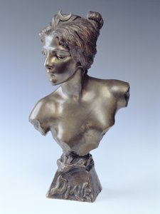تمثال نصفي ديانا ، c.1910 (برونزية)