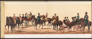 موكب في هارلم ، 1872 (اللوحة 8) موكب أقيم في هارلم ، الأول من أبريل 1872. (عنوان السلسلة على الكائن)