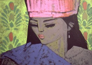 أنطوانيت (أكريليك على ورق)