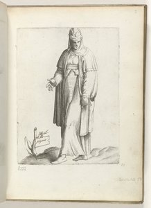 إسبانيا (العنوان على الكائن) Vrouw في Spaanse kleding. كاليفورنيا. 1550 مواقف الدول المختلفة في عصرنا (عنوان المسلسل)