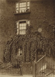 23 طريق هرقل ، لامبيث ، منزل ويليام بليك من 1793 إلى 1796 (صورة b / w) بواسطة مصور انجليزى