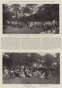 A Fete Garden in the Grounds of Otterspool House، Liverpool