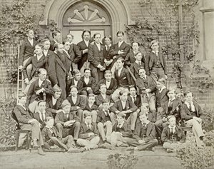 صورة منزلية في كلية إيتون ، 1870