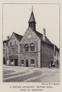 الآثار اليهودية ، Moyses Hall ، Bury St. Edmunds بواسطة مصور انجليزى
