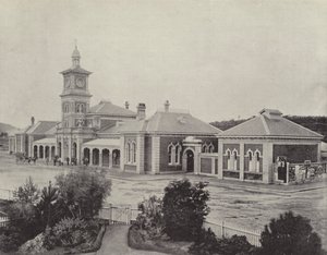 محطة سكة حديد البوري بواسطة مصور انجليزى