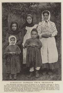 الأيتام الأرمن من أرضروم بواسطة مصور انجليزى