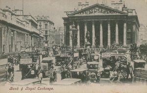 Bank and Royal Exchange ، لندن بواسطة مصور انجليزى