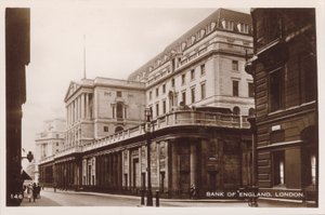 Bank of England, London (b/w photo) بواسطة مصور انجليزى