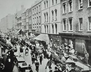 سوق بريك لين ، بريك لين: منظر عام ، 1895 بواسطة مصور انجليزى