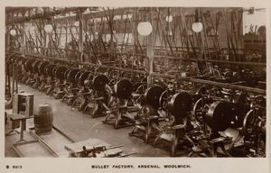 Bullet factory, Arsenal, Woolwich (b/w photo) بواسطة مصور انجليزى