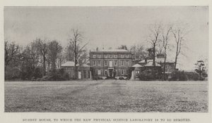 Bushey House ، الذي سيتم تدمير مختبر Kew للعلوم الفيزيائية بواسطة مصور انجليزى