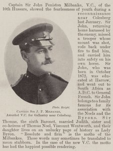 الكابتن السير JP Milbanke ، منح VC لـ Gallantry بالقرب من Colesberg بواسطة مصور انجليزى