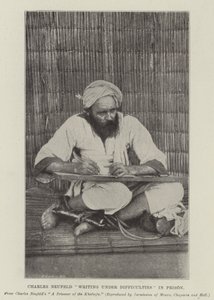 كتب تشارلز نيوفيلد تحت الصعوبات في السجن بواسطة مصور انجليزى