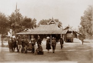 بيت الرؤساء ، ماندالاي ، ج 1886 بواسطة مصور انجليزى