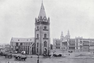 Church Square, Pretoria (b/w photo) بواسطة مصور انجليزى