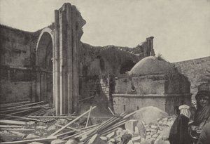 كنيسة القديس يوحنا ، السامرة ، حيث دفن ملوك إسرائيل بواسطة مصور انجليزى