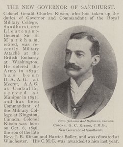 العقيد GC Kitson ، CMG ، الحاكم الجديد لـ Sandhurst بواسطة مصور انجليزى