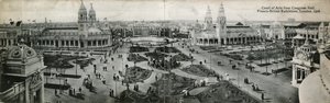 محكمة الفنون من قاعة الكونجرس ، المعرض الفرنسي البريطاني ، لندن ، 1908 بواسطة مصور انجليزى