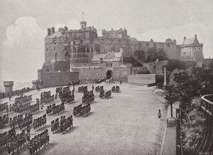 قلعة ادنبره The Esplanade بواسطة مصور انجليزى