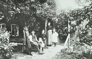 طريق المسنين: روز كوتيدج ، 1890 بواسطة مصور انجليزى
