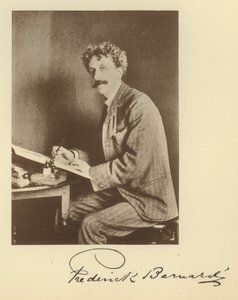 Frederick Barnard (b/w photo) بواسطة مصور انجليزى