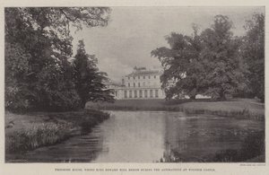 Frogmore House ، حيث سيقيم الملك إدوارد خلال التعديلات في قلعة وندسور بواسطة مصور انجليزى