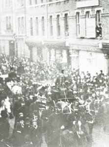 موكب جنازة لتشارلز هادون سبورجون ، West Norwood ، لندن ، 1892 بواسطة مصور انجليزى