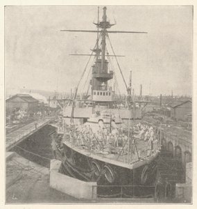 HMS Implacable بتكليف من الأمير لويس من Battenberg بواسطة مصور انجليزى