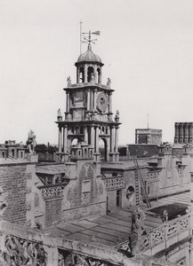 Hatfield House, The Clock-Turret (b/w photo) بواسطة مصور انجليزى