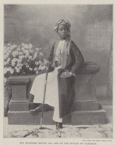 صاحب السمو سيد علي ، ابن سلطان زنجبار بواسطة مصور انجليزى