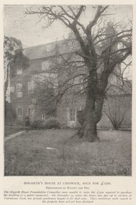تم بيع Hogarths House at Chiswick مقابل 1500 جنيه إسترليني بواسطة مصور انجليزى