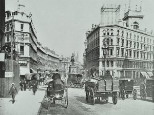 سيرك هولبورن ، مدينة لندن ، 1890 بواسطة مصور انجليزى