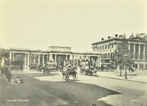 ركن هايد بارك ، وستمنستر إل بي: تطل على الشمال ، 1896 بواسطة مصور انجليزى