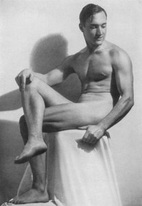 Illustration for The Male Body (b/w photo) بواسطة مصور انجليزى