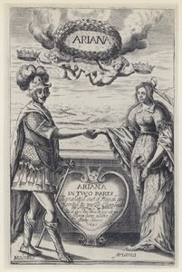 J Desmarets de Saint Sorlin, Ariana, J Haviland for T Walkley 1636 (b/w photo) بواسطة مصور انجليزى