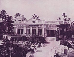 حديقة معبد جين ، كلكتا بواسطة مصور انجليزى