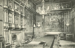 غرفة القدس ، كنيسة وستمنستر (صورة b / w) بواسطة مصور انجليزى