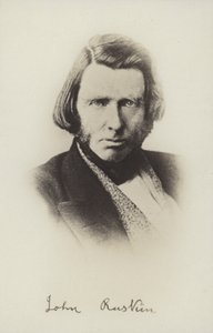 جون روسكين (1819-1900) ، كاتب إنجليزي وناقد فني وفنان ومفكر اجتماعي بواسطة مصور انجليزى
